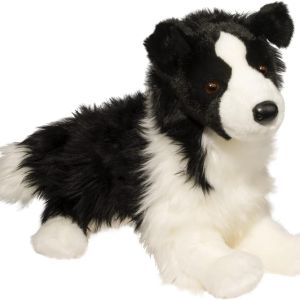 Douglas  Border Collie Dog Plush Stuffed Animal | 16-inch