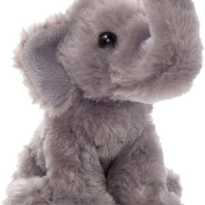 The Petting Zoo Elephant Stuffed Animal Plushie, Gifts for Kids,  Wildlife Animals, Elephant Plush Toy 6 Inches
